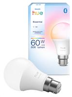 Philips Hue Essential B22 8W Smart Light Bulb - Pack of 1
