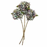 Argos Home Artificial Blue Hydrangea Stem 3 Pack - 61cm