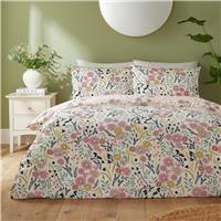 Silentnight Ditsy Floral Pink Bedding Set - King size
