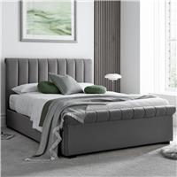 Time4Sleep Ascot Kingsize Side Lift Ottoman Bed - Grey