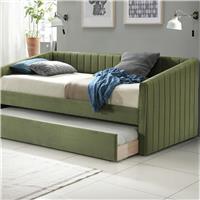 Time4Sleep Sanderson Single Guest Bed with Trundle - Green