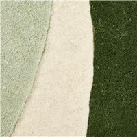 Habitat Archive Abstract Circle Wool Cut Pile Rug-120x120cm