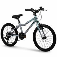 Huffy 20 inch Wheel Size Kids Beginner Bike - Blue & Grey