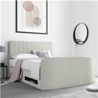Time4Sleep Onelife Kingsize Side Lift Ottoman TV Bed - Beige