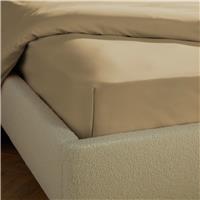 Silentnight Supersoft Plain Ecru Fitted Sheet - Single