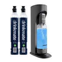 Drinkmate OmniFizz Sparkling Water Maker - Matte Black