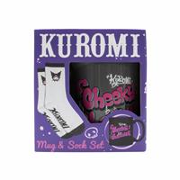 Sanrio Kuromi Mug and Sock Set