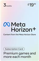 Meta Horizon+ 3 Months Subscription 19.99 GBP Gift Card