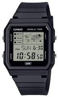 Casio Grey Dial Digital Display Black Strap Watch