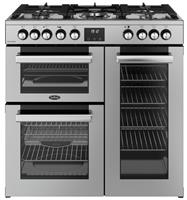 Belling 444411794 90cm Dual Fuel Range Cooker - S/Steel