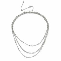 Liars & Lovers Silver Plated Multilayer Pendant Necklace