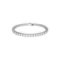 Swarovski Rhodium Plated Crystal Matrix Tennis Bracelet