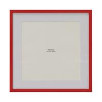 "Habitat Red Square Picture Frame - 16x16"""