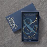 Liars & Lovers Gold Plated Multilayer Snake Chain Necklace