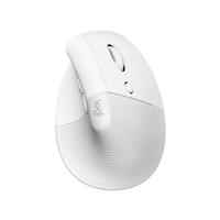 Logitech Lift for Mac Ergonomic Wireless Mouse - Off White