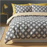 Argos Home Drawn Circles Bedding Set - Double