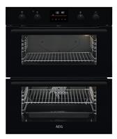 AEG DUB535060B Built Under Double Electric Oven - Black