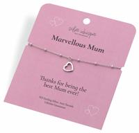 Hot Diamonds Sterling Silver Marvellous Mum Charm Bracelet