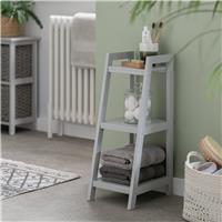 Argos Home 3 Tier Tongue & Groove Shelving Unit - Grey