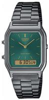 Casio Classic Dual Display Green Dial Bracelet Watch