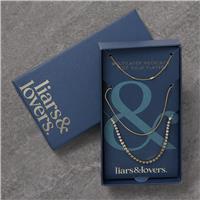 Liars & Lovers Gold Plated Multilayer Tennis Chain Necklace