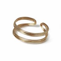 Freedom Gold Wire Cuff Bracelet