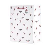 Argos Home Pack of 3 Robin Printed Large Gift Bags
