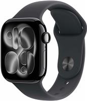 Apple Watch Series 11 GPS 42mm Jet Black Sport Band - M/L