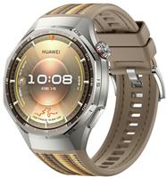 HUAWEI Watch GT6 Pro 46mm GPS Titanium Smart Watch - Brown
