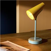 Habitat Rafi Metal Desk Lamp - Yellow & Blue