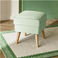 Habitat Callie Fabric Footstool - Green