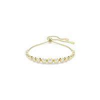 Swarovski Gold Tone Plated Crystal Imber Tennis Bracelet