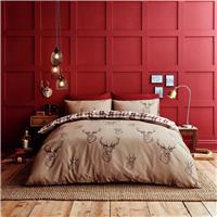 Catherine Lansfield Stag Natural Bedding Set - Single