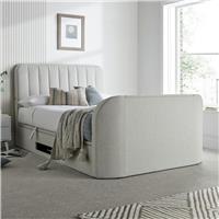 Time4Sleep Aspen Superking Side Lift Ottoman TV Bed - Beige