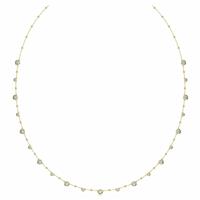 Swarovski Gold Tone Plated Imber Strandage Chain Necklace