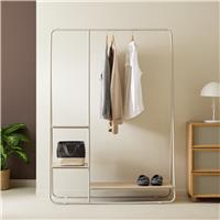 Habitat Cici Adjustable Clothes Rail with Shelves - Grey