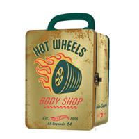 Hot Wheels Tin Car Storage Case - Gold