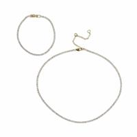 Liars & Lovers Crystal Necklace and Bracelet Tennis Set