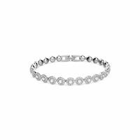 Swarovski Rhodium Plated Una Angelic Tennis Bracelet