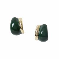 Liars & Lovers Gold Tone Double Bold Hoop Earrings
