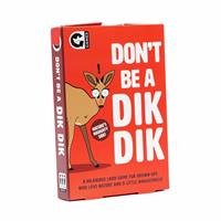 Gingerfox Games Don't Be a Dik Dik Card Game