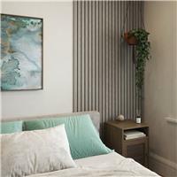 Kraus Lux Wood Veneer Alder Grey Wall Panel - 2.4m