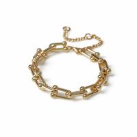Freedom Gold Ball Link Bracelet