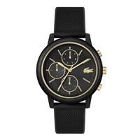 Lacoste Men's Black Silicone Strap Watch