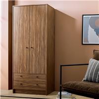 Argos Home Malibu 2 Door 2 Drawer Wardrobe - Walnut