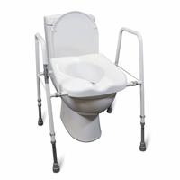 Aidapt VR220KD Solo President Raised Toilet Seat and Frame