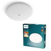 Philips Mauve PIR Sensor 16W Flush Ceiling Light - White