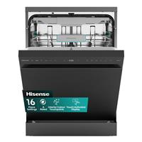 Hisense HS663A90BXUK Full Size Dishwasher - Black
