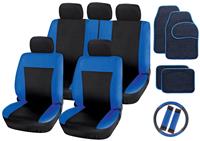 Streetwize Blue & Black Interior Car Set
