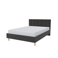 Millbrook Beds Double Wooden Bed Frame - Charcoal